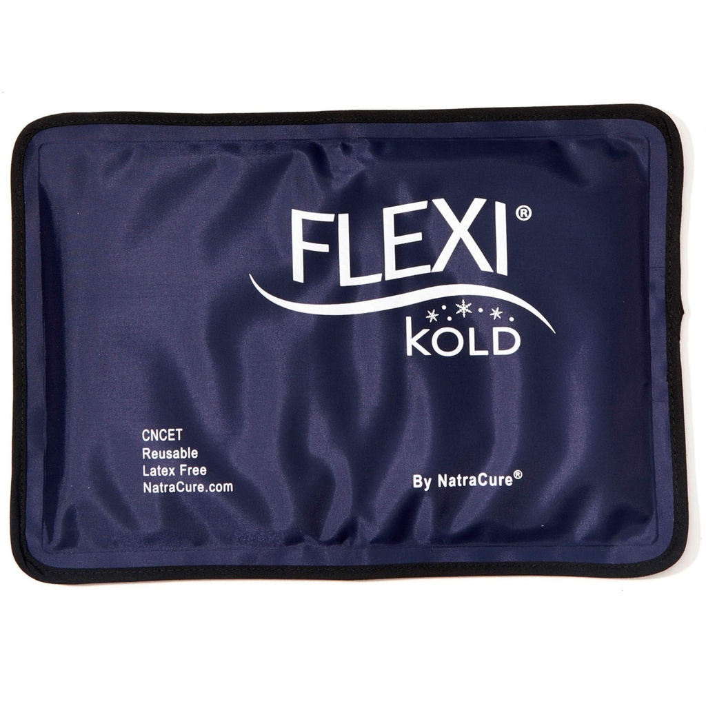 FlexiKold Gel Soft Esnek Buz Paketleri Injuries - Reusable Freezer Cold Pack, Cold Compress & Soğutma Gel Pad Face, Omuz, Hip, Leg, Arm, Ankle & Foot Injury - Medium - 7.5" x 11.5"