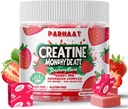 Cebrail Chews Kompleksi Erkekler ve Kadınlar için 6400 mg - İleri Formula W/L-Taurine + Vitamin B12, Sugar Free Chewable Supplement,60 Strawberry Softchews