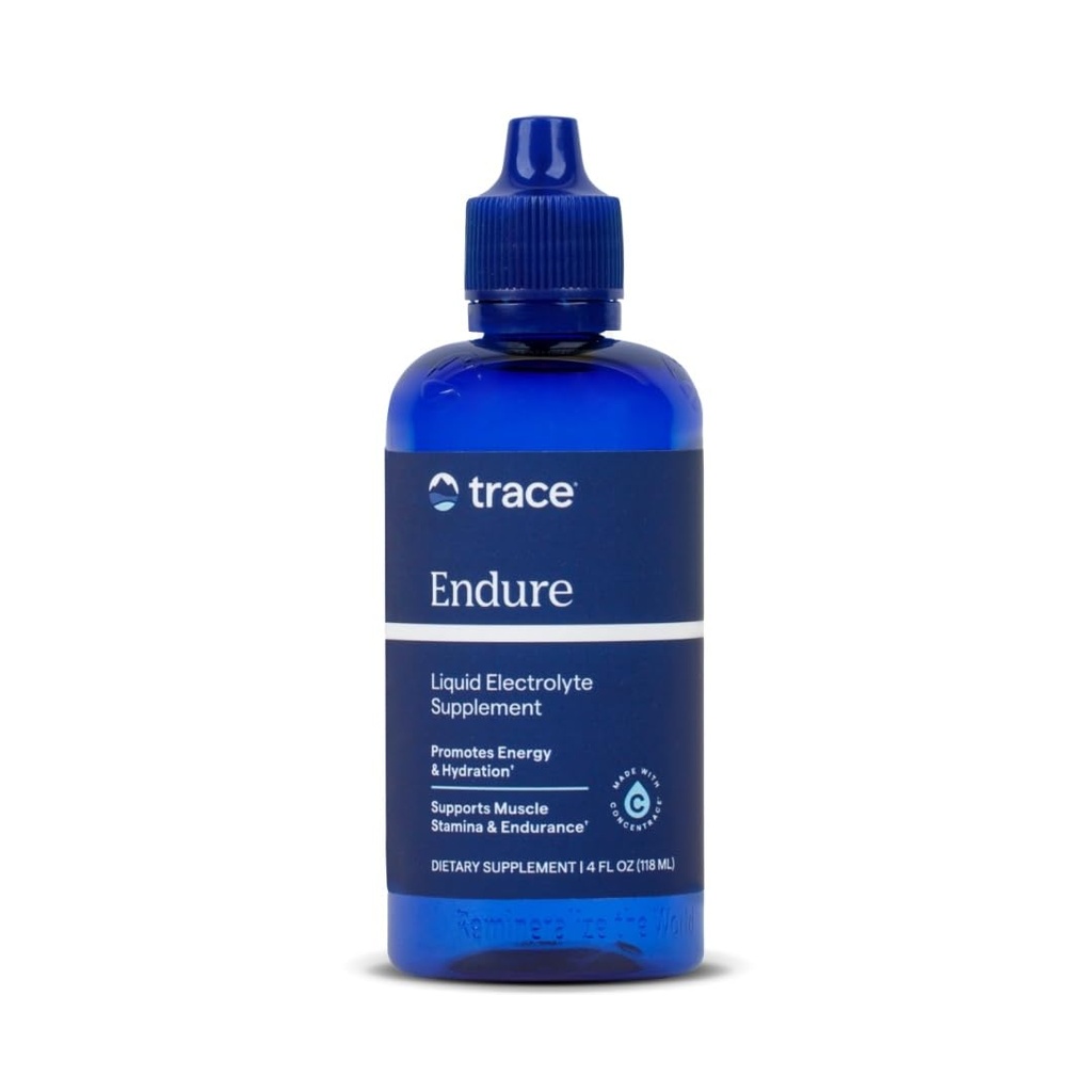 Trace Minerals Endure - Sıvı Mineral Aborpsiyon Desteği Supplement - Em Hydration & Sağlıklı Enerji - Magnezyum & Chloride ile Performans Destek - 4 fl oz (48 Hizmet)