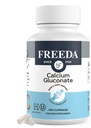 Freedauba Gluconate – Kosher Vegandis Supplement – Digest & Absorb için Kolay - Kemik Gücüne Destek - Vitamin D - (100 Capsules)