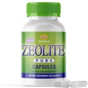 Zeolite Pure Capsules | Zeolite Detox, Ekstra Kuvvet | Pure, Full Body Cleanse for Women, Men | Aktif Organik, Yiyecek Grade Clinoptilolite Toz 94, 90 Caps (81 Grams), 6 Wk 3 Mo Supply