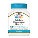 21. Yüzyıl Cal Mag çinko +D Tabletleri, 90 Kont