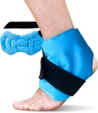 Akle Buz Paketi Swelling, Reusable Gel Buz Paketi For Ankle Injuries, Cold Compress Therapy for Foot Pain Relief, Achilles Tendonitis, Plantar Fasciitis, Splaws