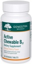 Genstra Brands Active Chewable B12 | Chewable Vitamin B12 Tabletler | 60 Chewable Tabletler | Natural Cherry Flavor