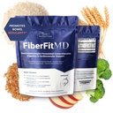1MD Beslenme FiberFitMD - Potent Digestive & Cardiovascular Destek - Kadınlar ve Erkekler için Sağlık Tamamı - Yüksek Fiber Toz - 30 Gün