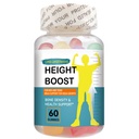 Çocuklar ve gençler için kemik büyütme Gummies – Doğal Büyüme Desteği, D3, K2, Collagen Hydrolysate & Herbal Mix – Bone Strength & Height Supplement – 60 Gummies