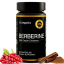 Ceylon Cinnamon 1200 mg (60 Capsules) ile Berberin -% 97'lik yarı-GMO, Gluten-Free, Lab-Tested Veganine Supplement