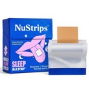 NuStripsTM Fast-Dis deploy Sleep Strips with 5 mg Melatonin, Valerian Root, L-Theanine & Vitamin B6 – Blueberry Flavor - Natural Sleep Aid, Vegan, Non-GMO, Gluten Free - Fall Asleep Fast (30 Strips)