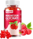 Magnezyum Glycinate Gummies - Sugar Free Magnezyum Supplements for Yetişkinler and Kids, High Abors Magnezyum Gummies Gelatin Free (60 Kont (en 1))