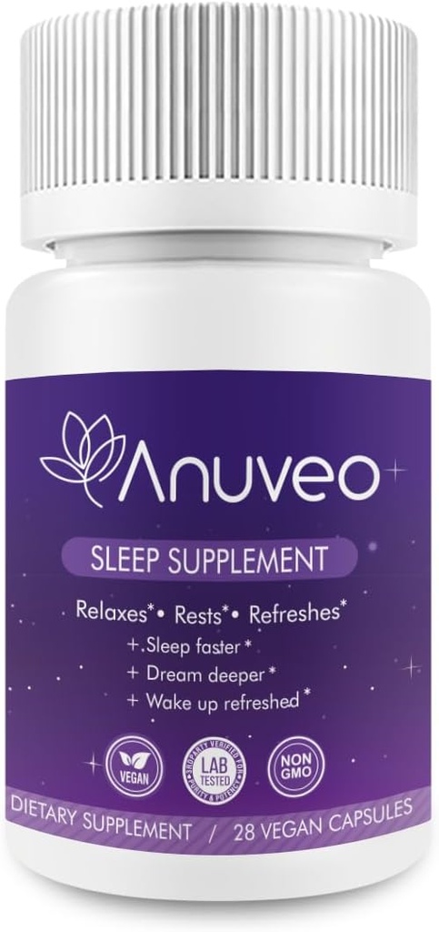 Doğal Uyku Yardımı | Sayılma | Herbal Sleep Supplement for Better Sleep with Valerian, Melatonin, Magnezyum ve Ashwagandha | Sleep Pills for Yetişkinler (28 Vegan Capsules)