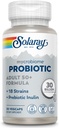 SOLARAY Mycrobiome Probiotic Adult 50 Plus Formula, Probiotics for Women and Men, Healthy Digestion, Metabolism, Energy, Colon and Urinary Tract Support, 30 Billion CFU, 30 Servings, 30 VegCaps