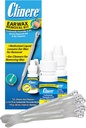 Clinere Earwax Removal Kit, Güvenli ve Gally Clean Ear Wax, Itch Relief, Works Instantly .5oz Carbamid Peroksi, 2 x .5 Fl Oz 12 Sticks ile