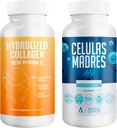Aura Vitamini Mega Antioxy Sche | Hydrolyzed Collagen & AFA Stem Hücresi | Hydrolyzed Collagen with C, Aphanizomenon Flos-Aquae | Celula Madre Skin, Hair and Nail Support – 60 Her Caps (1)