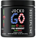 Jocko Fuel Pre Workout Toz with L-Citrulline, Nootropic & Caffeine for Endurance & Stamina - Keto, Low Sugar Mix for Distance, Bisiklet, Jiu Jitsu - 30 Hizmetler (Watermelon)