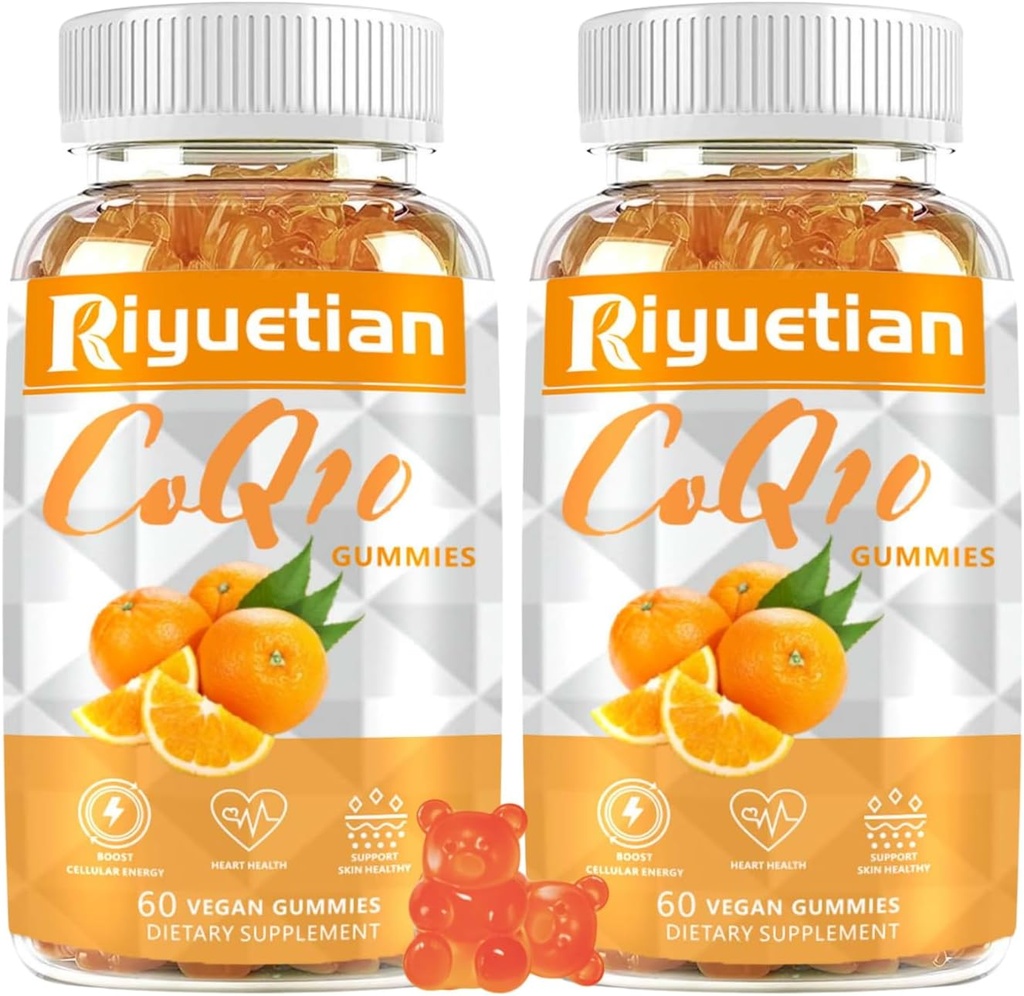2 paketCOQ10 Gummies - CoQ10 500 mg + Omega-3 EPA/DHA Magnezyum + Magnezyum Glycinate + çinko Citrate, Kalp Sağlığını Desteklemek, Enerji Üretimi, Immune System & Mineral Abhidratörü + Omega-3 EPA/DHA Magnezyum + Magnezyum Glycinate + çinko Citrate, Immune System & Mineral