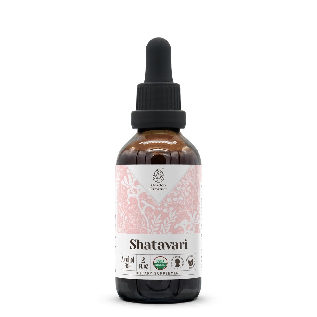 Shatavari USDA Organik Alkol Ücretsiz Ekstraksiyon | Diyetsel Tamam, Yüksek Yeterlilik Tincture | Doğal sertifikalı Organik Shatavari (Asparagus yarışmosus)