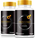 (2 Pack) Prostomo Capsules - Resmi Formula Prostate Heath'i desteklemek için, All Natural Supplement to Regain Control & Achieve General Wellness, Premium Pros Tomo Pills Review (120 Capsules)