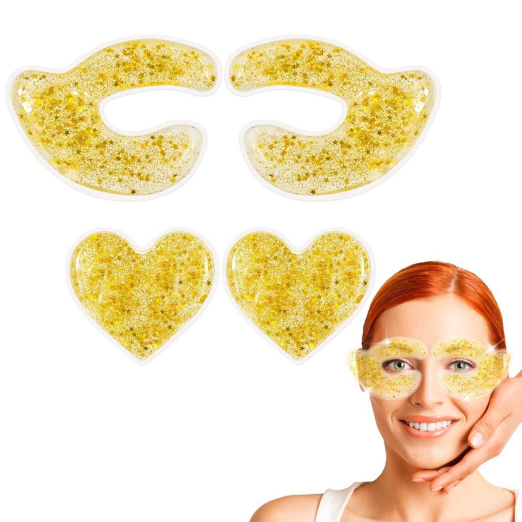 Reusable Gel Eye Pads - Soğutma ve Iklim, Çemberler, Wrinkles & Redness - Ağrı Yardım & Rahatlama