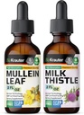 BIO KRAUTER Mullein Tincture 2 Fl. Oz. & Milk Butle Tincture 2 Fl. Oz.
