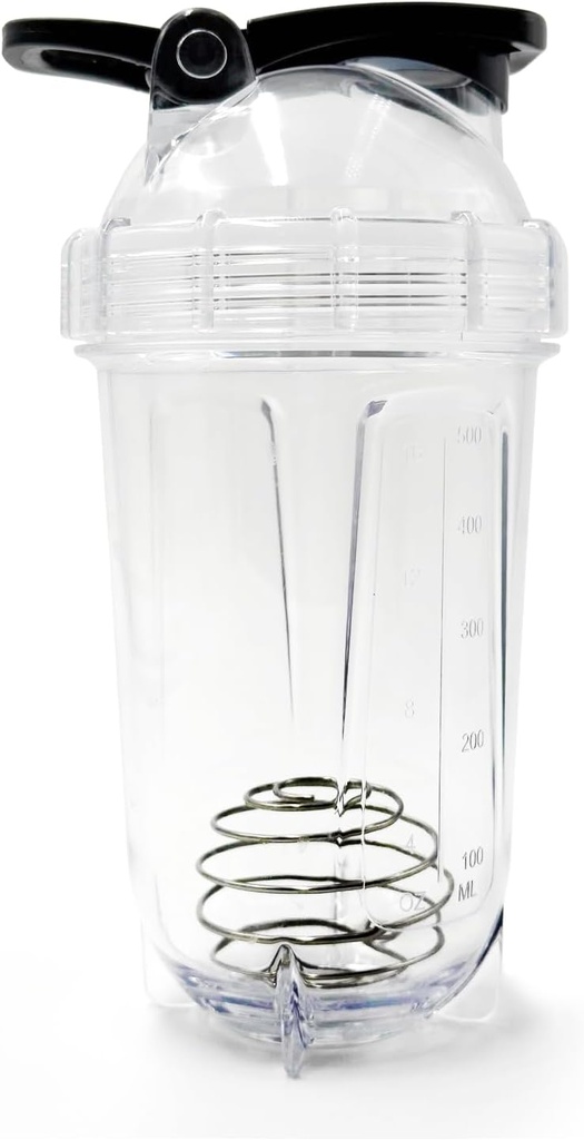 Blender Shaker Şişe, 500 ml/16oz, Dishwasher Güvenli, Shatterproof, Portatif Pre Workout Whey Protein İçecek Kupası, Mixes Cocktails Cocktails Shakes, erkekler için hediyeler, yetişkinler için beyaz fil hediyeler