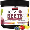 FORCE FACTOR Total Beets Beet Root Toz with Energy, NO3-T® Nitrates to Support Circulation, Blood Pressure, Blood Flow ve Stamina - Plus Green Tea Extract. Superfood Supplement, 30 Hizmet
