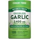 Nature's Truth Odorlesss 2400 mg | 120 Softgels | Ekstra Pills | Non-GMO, Gluten Free Supplement Supplement