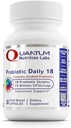 Kuantum Beslenme Laboratuvarları Probiyotik Daily 18 - Probiyotiks for Digestive Health, Probiyotiks for Women and Men with Lactobacillus Acidofilius, Reuteri for Health Gut Microbiome - 30 Vegetarian Capsules