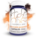 Nootropics Depot Cordyceps Mushroom Capsules | 10:1 Tüm Meyve Vücut Ekle | 250 mg | 180 | Cordyceps militaris