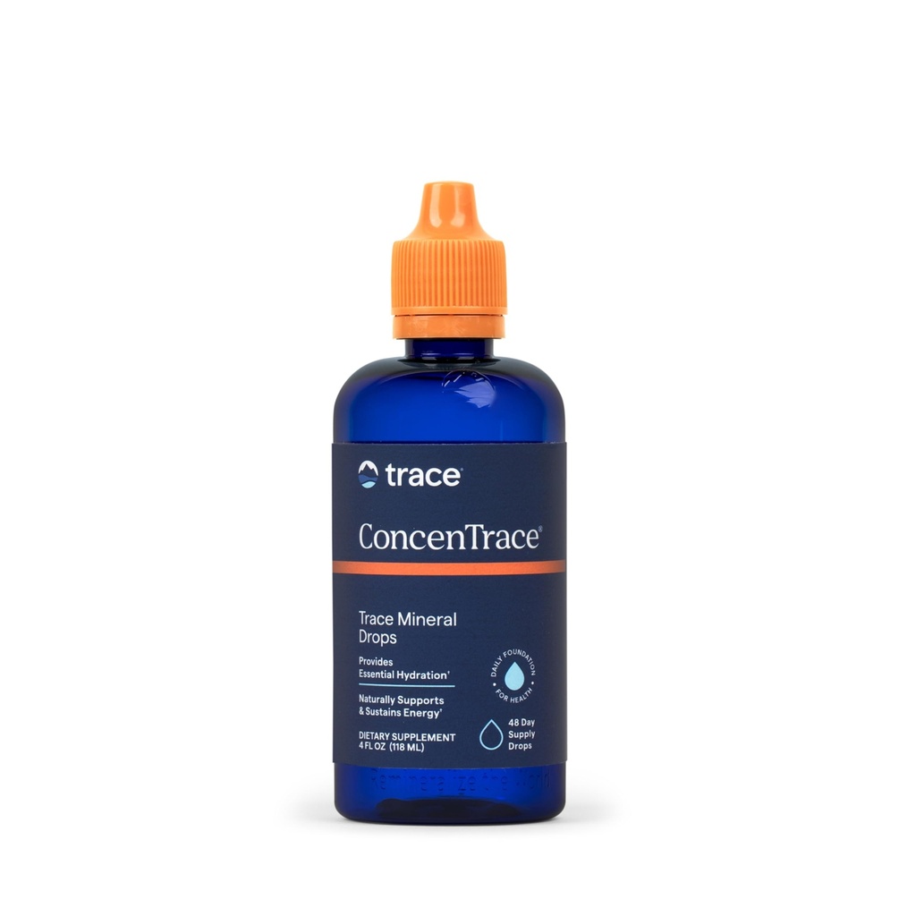 Trace Minerals ConcenTrace Trace Mineral Drops | Supports Energy, Digestion, Bone Health & Hydration, 70+ Ionic w/Magnesium, Chloride & Potassium | Keto, Vegan & Non-GMO | 48 Servings
