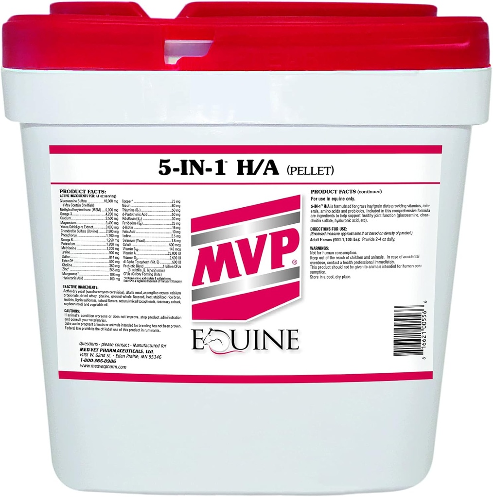 5-in-1 H/A (20lb) Atlar için Bir Destek.