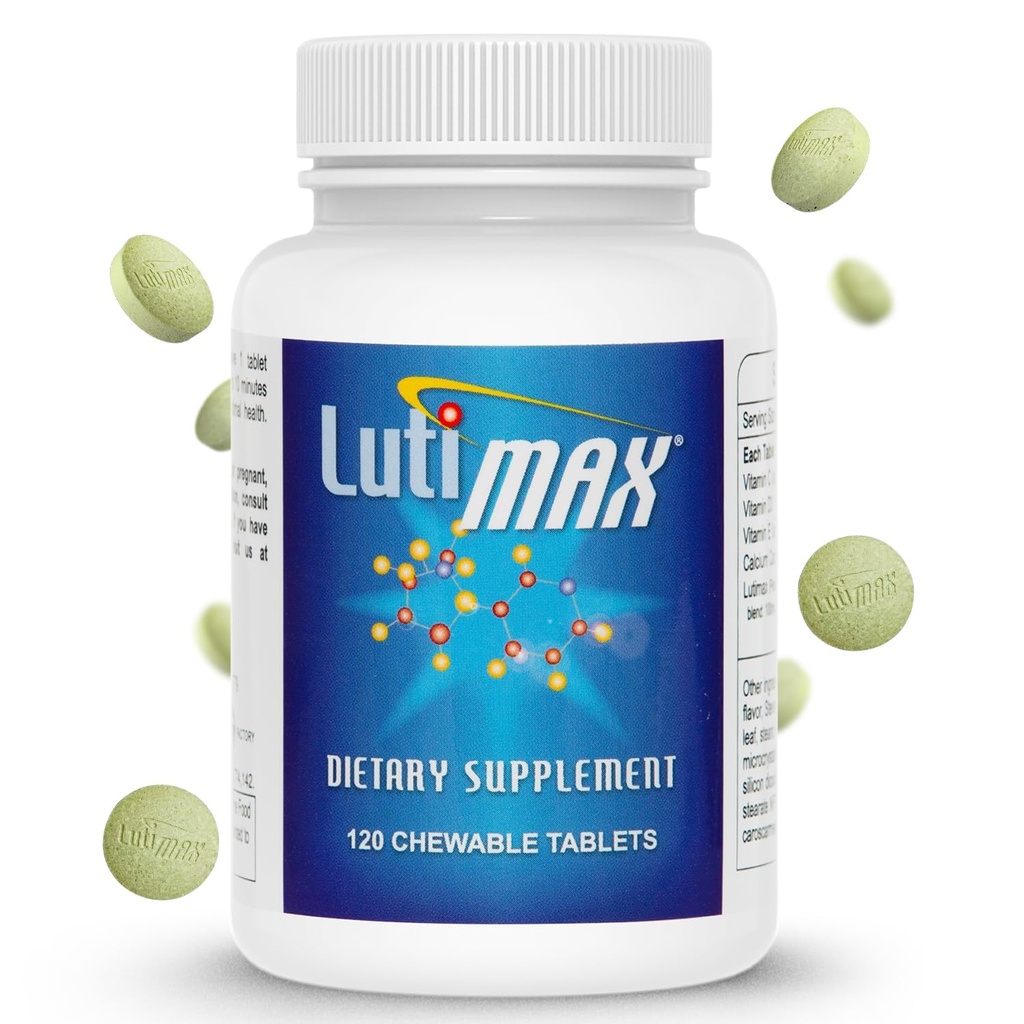 Lutimax Luteolin Kompleks w/Rutin - Immune Support Brain Supplements - Bioflavonoyaks w/Vitamin C, D & E for Joint, Muscle, & Dietary Issues - Antioksis Supplement w/Immune Support - 120 Tablet