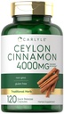 Carlyle Ceylon Cinnamon Capsules 4000 mg | 120 Kont | Non-GMO & Gluten Free Supplement Supplement