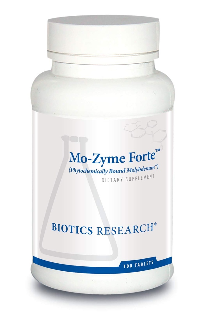 Biotics Araştırma MoZyme Forte Molybdenum 150 mcg, Liver Support, Detoxification, Essential Trace Element, Sağlıklı Metabolism, Antioksi Destek 100 Tablet