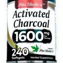 FITO MEDIC'S Lab | aktif Charcoal Pills| 1600 mg per Service | 240 Caps | Aktif Charcoal | Charcoal Capsules / Charcoal Pills| Ultra yüksek Aborpsiyon, .