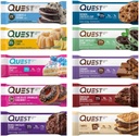 Beslenme Protein Barları, Assorted 10 Flavor Çeşitli Paketi - Yüksek Protein, Low Carb, Gluten Free, Keto Friendly - 2.12 Oz Bars - Count 12