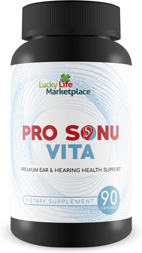 Pro End Vita - Doğal Kulak Destek Supplement - Geliştirilmiş Auditory Function & İşitme Vitaminleri, Mineraller, Antioksiler ve Herbal Türleri - İç Kulak ve Orta Kulak Sağlığı Sağlığı