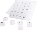 30 Günlük Pill Organizer, Portre Pill Squeeze to Open, Great Once a Day for Travel, Monthly for Vitamins, Medicine, Supplements (Clear)