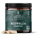 TRIBE ORGANICS Boswellia Serrata Kompleksi Ortak Destek için Tamam, Kas Relief - Vegetarian Non-GMO 120 Capsules, High Potency - Boswellin Super with Ginger Extract & Black Pepper - 420 mg