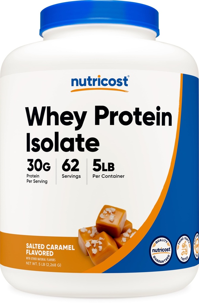 Nutricost Whey proteini (Salted Caramel, 5LBS)