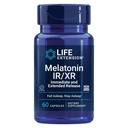 Life Extension Melatonin IR/XR, 1.5 mg, hemen ve Genişletilmiş Uyku Desteği için Formula, Sağlıklı Uyku Rhythms, Hücre Savunması, Gluten-Free, Non-GMO, 60 Capsules