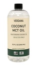 Verdana Food Grade MCT Oil 32 oz için - Keto Coffee, Unflavored Natural Oil Pulling Mouthwash & Masaj - 100% Coconut Türlü Fractioned Oil – Medium Chain Triglycerides C8 C10 –Non-GMO, Kosher