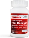 TIME-CAP LABS, INC. Zamanlı Acetaminophen 500 MG Tabletleri 200 Kont - Ekstra Güçlü Ağrı Yardımı - Menstrual Cramps, Ateş Tespiti, Arthritis'in Küçük Ağrısı