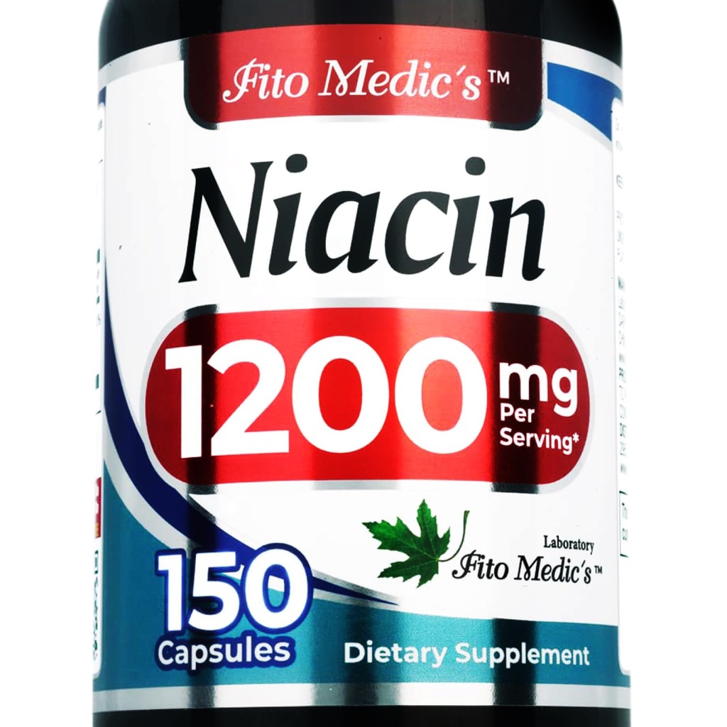 Lab - Niacin - b3-1200 mg per Service, 150 Capsules - Vitamin b3 niacin - Ultra yüksek Aborpsiyon.