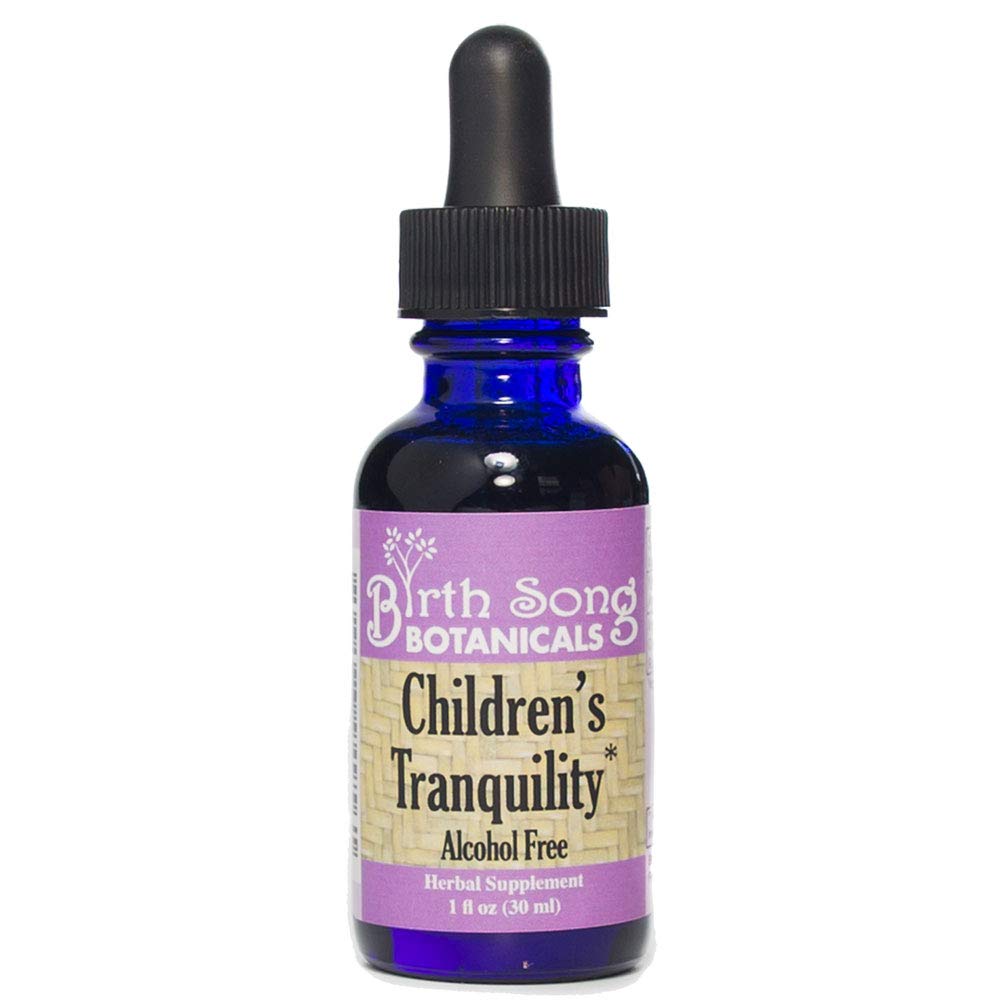 Doğum Song Botanicals Children's Tranqutitude Tincture, Herbal Supplement with Valerian Root and Chamomile, 1oz Şişe Çocuk Herbal Immune Support, 1oz
