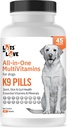 K9 Pills - Köpekler için Multivitamin - Küçük, Orta ve Büyük Köpekler için Köpek Tamam ve Vitamin (45 Kont)