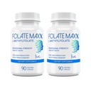 L-Methylfolate Supplement (1mg) - Professional Strength with Optimized Bioactive Methylfolate - 5 MTHF - Non-GMO, Gluten Free, Soy Free, GMP - 180 Vegetarian Unflavored Capsules