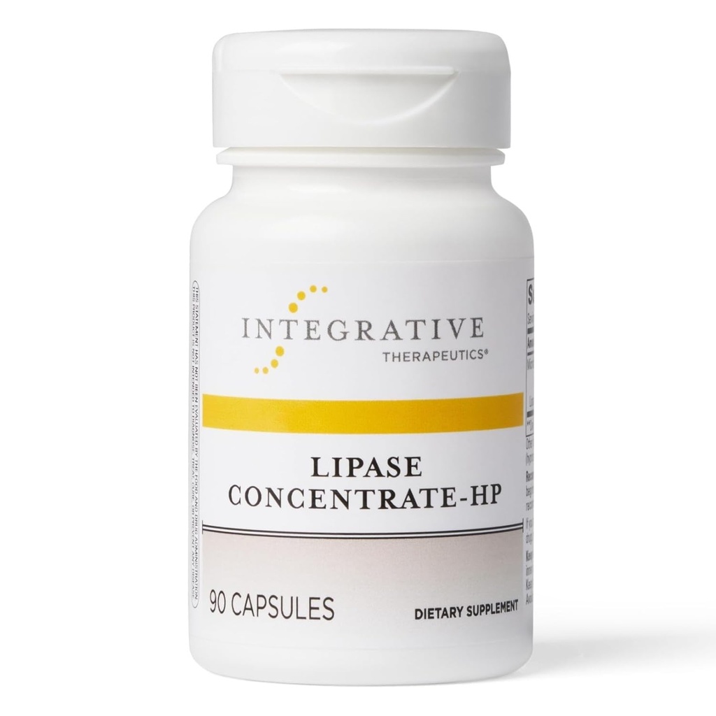 Allive Treatments Lipase Temp-HP - Enzyme Supplement for the Digestion of Fats - Nutrient Abors & GI Tract Health Support* - Dairy-Free & Vegan - 90 Count (45 Hizmet)