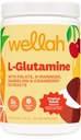 Wellah L-Glutamine Toz Tropikal Z (50 Hizmet) - 5g L-Glutamine Per Service, Stevia ile Tatlılık