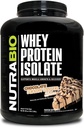 NutraBio 100% Whey proteini, Protein Tozu, Tamamlanan 25g Protein, Non-GMO, Soy & Gluten Free, Low Carb, Low Calorie Whey Protein Toz, Pea Chocolatenut Butter, 5 Lbs