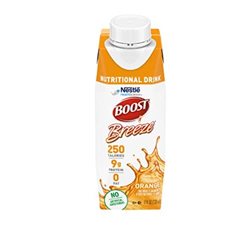 Boost Breeze 18620000 Oral Supplement Orange 8 oz. Mirror Kullanımı Hazır, 24 Vaka